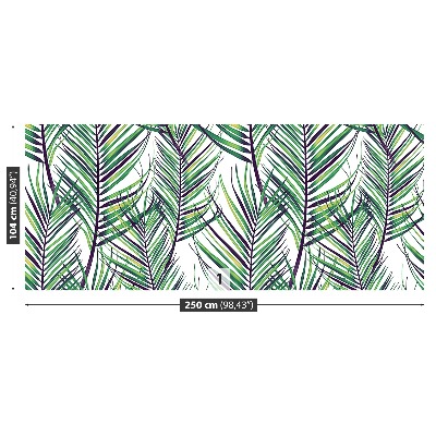 Papel de parede Folhas de palmeira