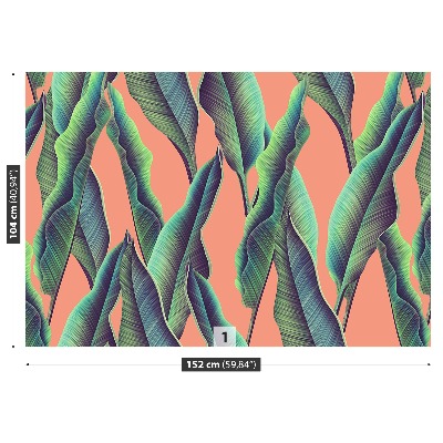 Mural de parede Folhas tropicais