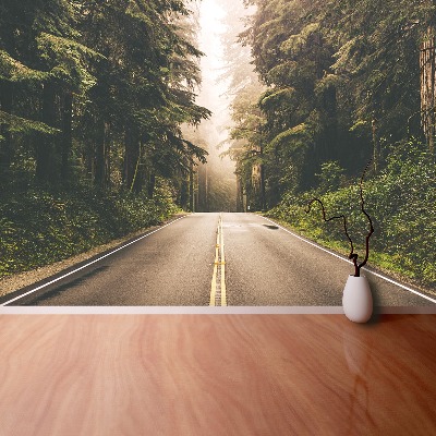 Papel de parede Estrada de neblina