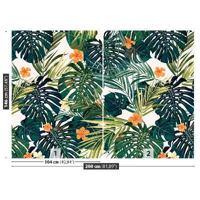 Papel de parede Padrão havaiano