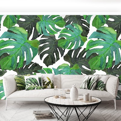 Mural de parede Folhas de Monstera