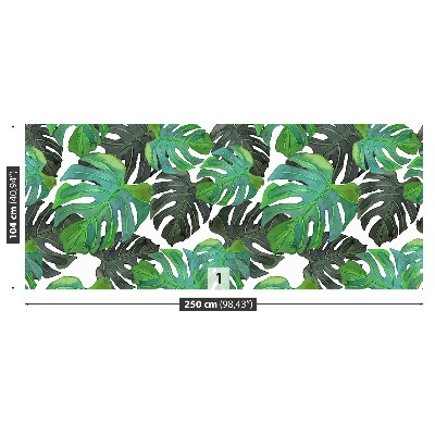 Mural de parede Folhas de Monstera