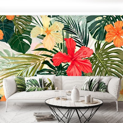 Mural de parede plantas havaianas