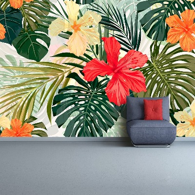 Mural de parede plantas havaianas