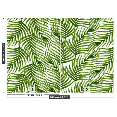 Papel de parede Folhas de palmeira