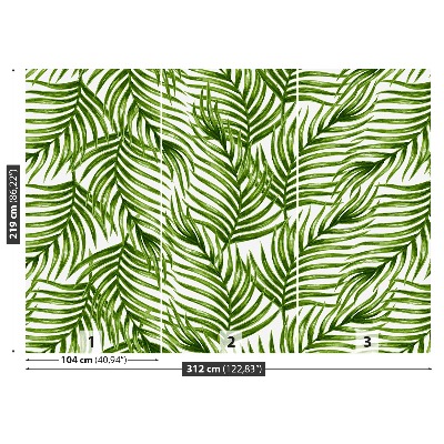 Papel de parede Folhas de palmeira