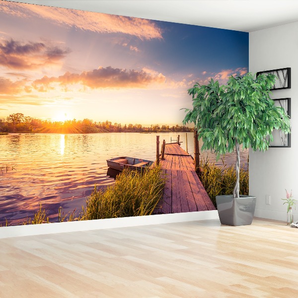 Papel de parede Lago Sol