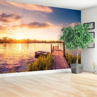 Papel de parede Lago Sol