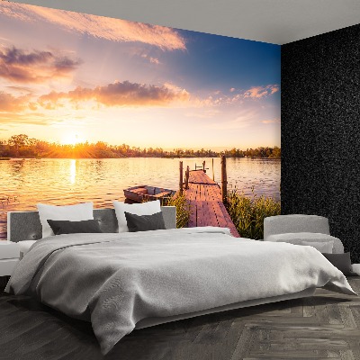 Papel de parede Lago Sol