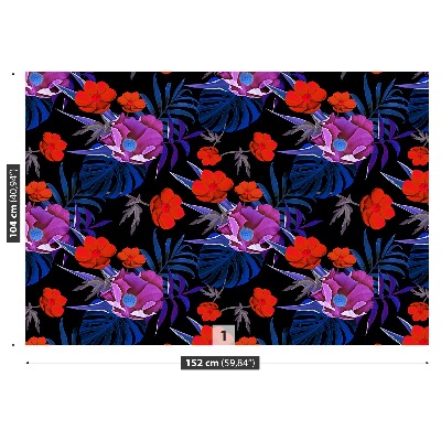 Mural de parede Flores tropicais