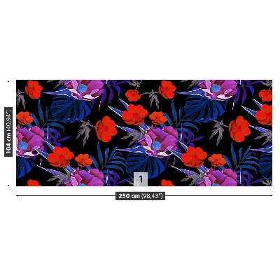 Mural de parede Flores tropicais