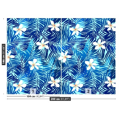 Mural de parede Folhas de palmeira