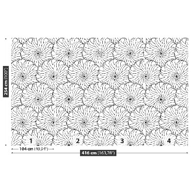 Mural de parede Padrão floral