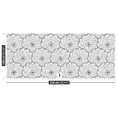 Mural de parede Padrão floral