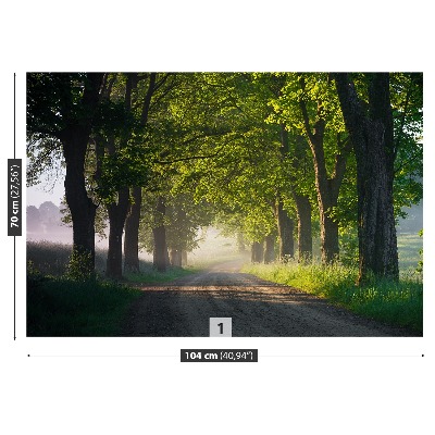 Mural de parede Avenida das árvores