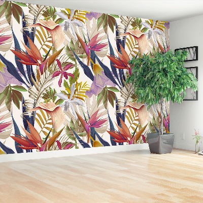 Papel de parede Flores tropicais