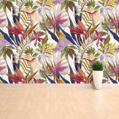 Papel de parede Flores tropicais