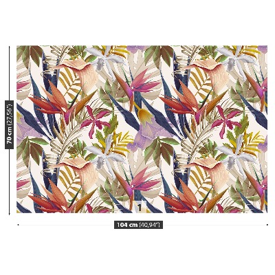 Papel de parede Flores tropicais