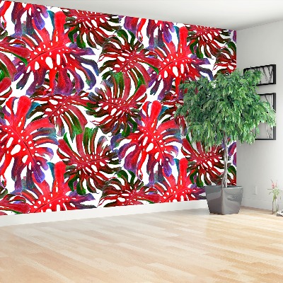 Papel de parede Folhas exóticas