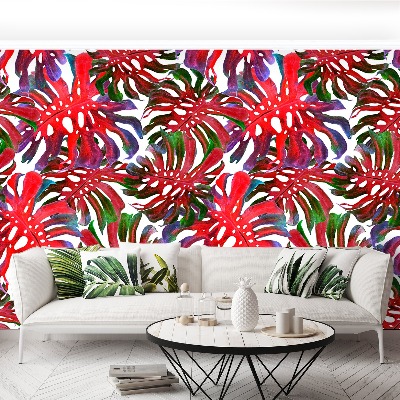 Papel de parede Folhas exóticas