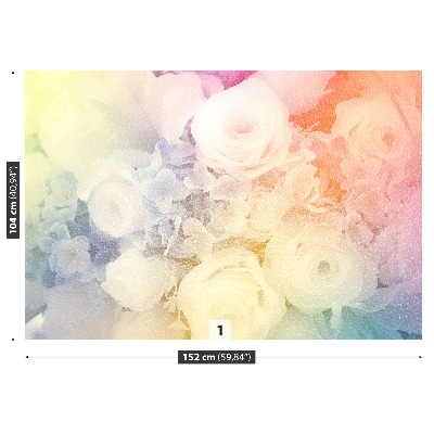 Mural de parede Buquê Vintage