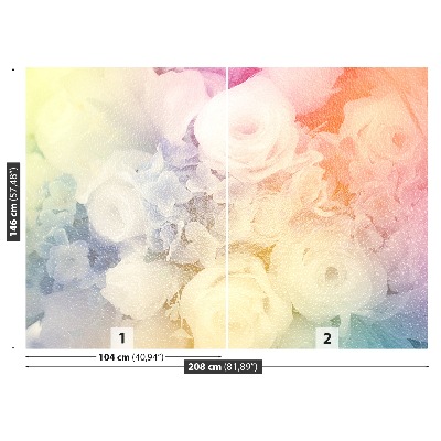 Mural de parede Buquê Vintage