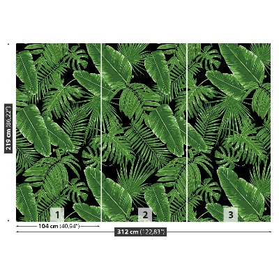 Mural de parede Selva à noite