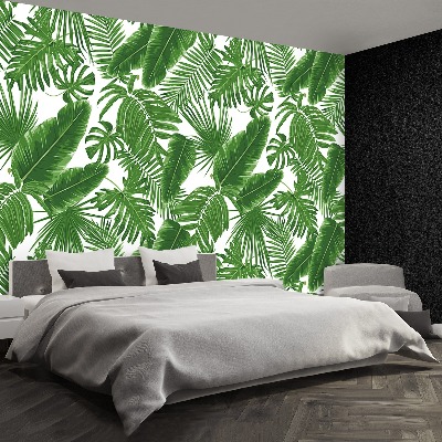 Papel de parede Folhas tropicais