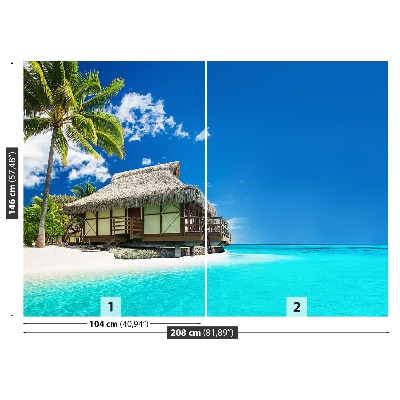 Mural de parede Bangalô de praia
