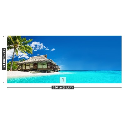 Mural de parede Bangalô de praia