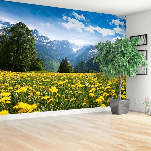 Mural de parede Montanhas Dente-de-Leão