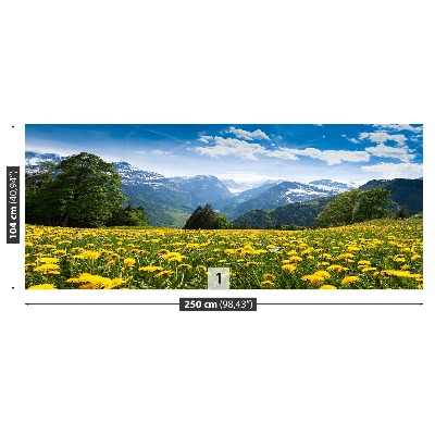 Mural de parede Montanhas Dente-de-Leão