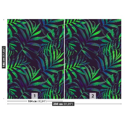 Papel de parede Folhas de palmeira