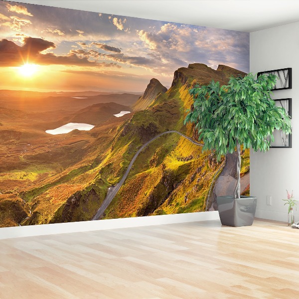 Mural de parede Montanhas Sunrise