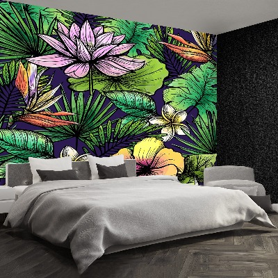Mural de parede Flores tropicais