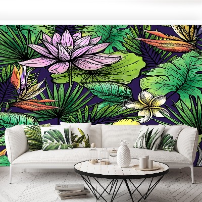 Mural de parede Flores tropicais