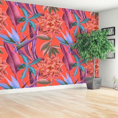 Papel de parede Flores tropicais