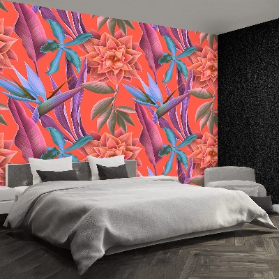 Papel de parede Flores tropicais