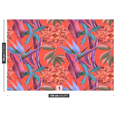 Papel de parede Flores tropicais