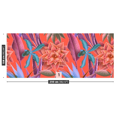 Papel de parede Flores tropicais
