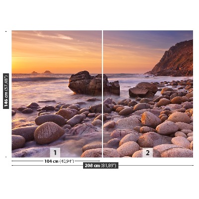 Mural de parede Praia rochosa