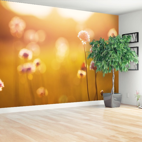 Mural de parede flores rosas