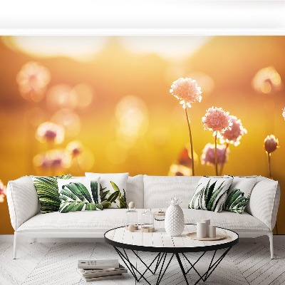 Mural de parede flores rosas