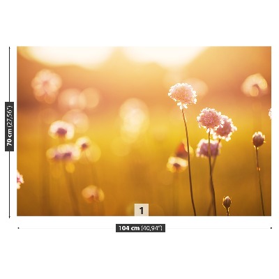 Mural de parede flores rosas