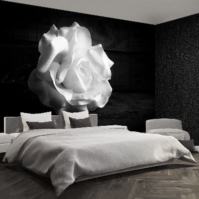 Mural de parede Rosa Branca
