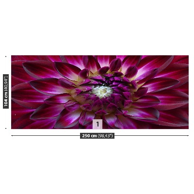 Mural de parede Áster roxo