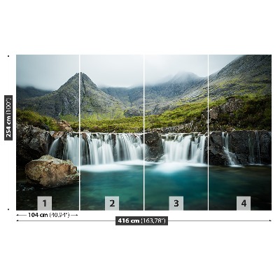 Mural de parede Cachoeira Escócia