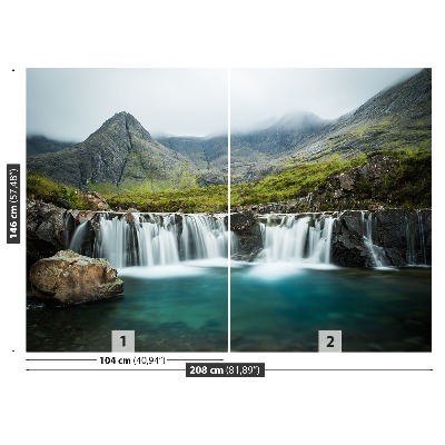 Mural de parede Cachoeira Escócia