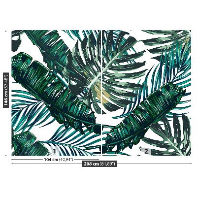 Papel de parede Folhas de palmeira