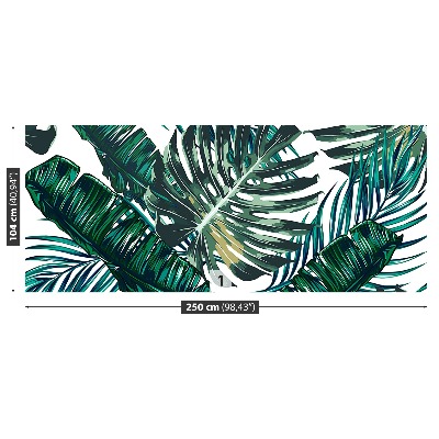 Papel de parede Folhas de palmeira